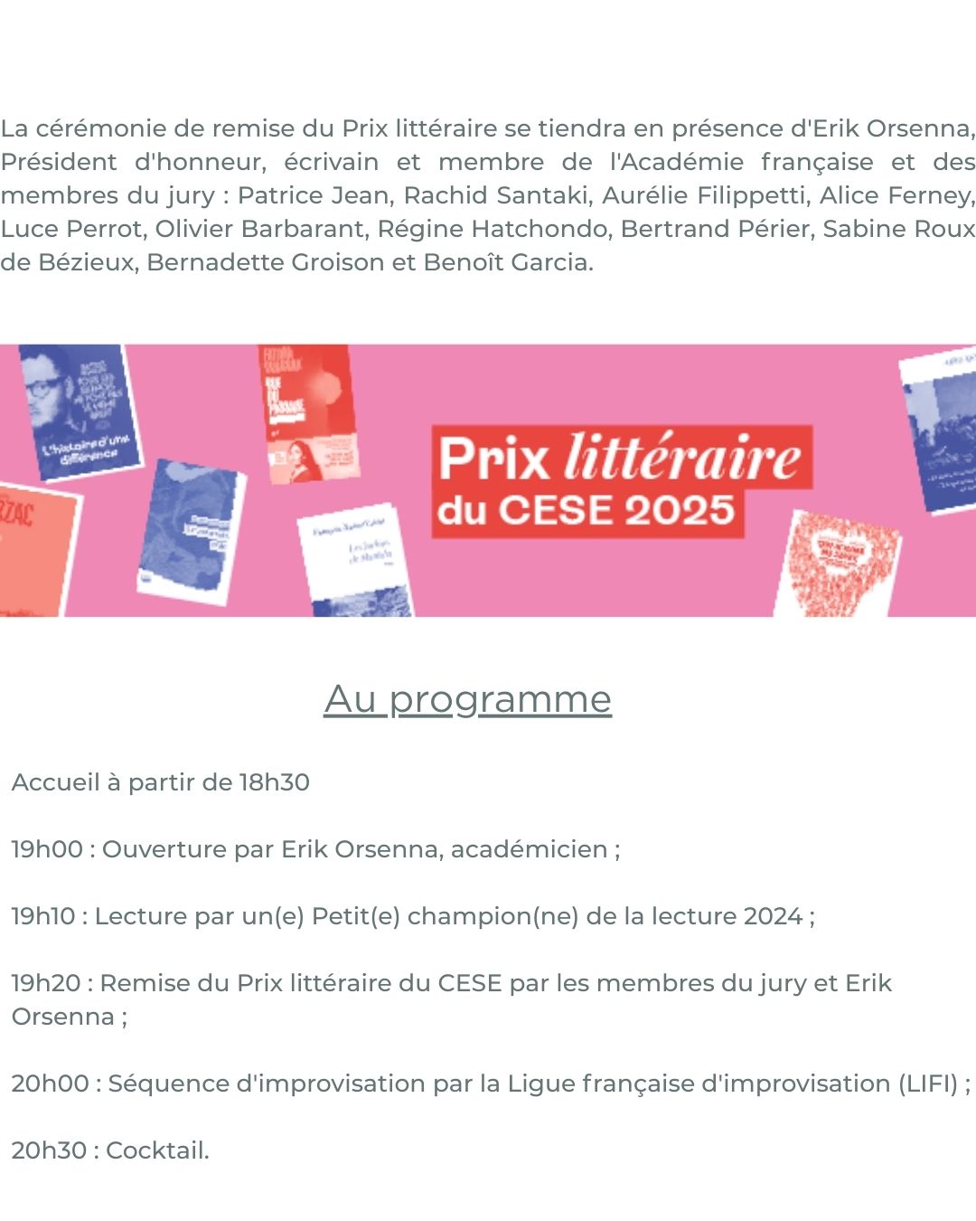 Prix CESE 2