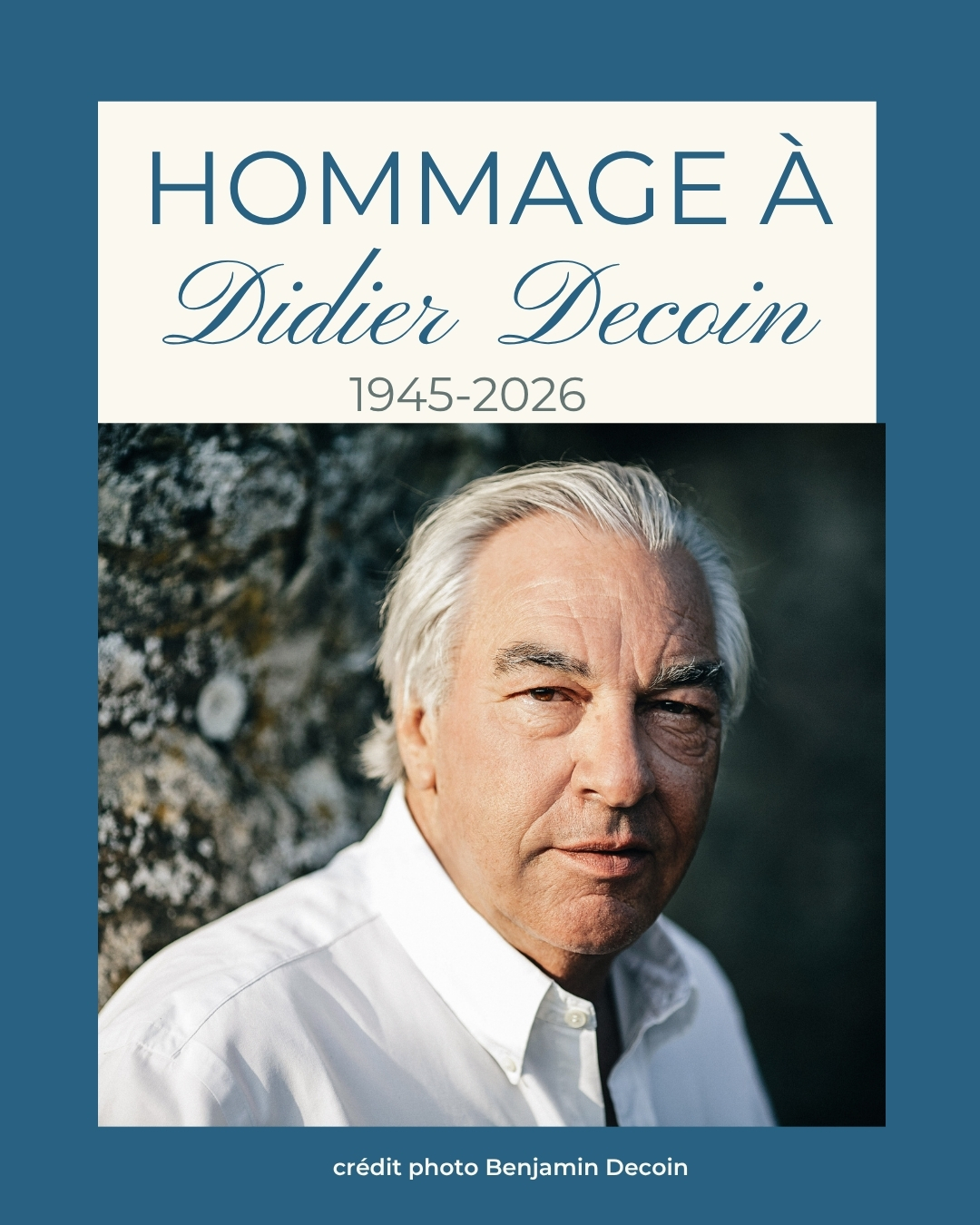 Hommage à Didier Decoin, le 7 septembre, à l'Église Saint-Sulpice (Paris)