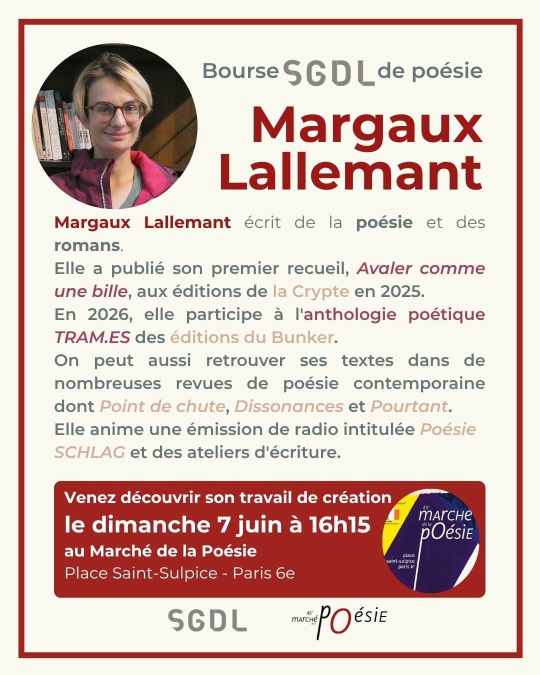 Fanny Garin bourse chenouard 25