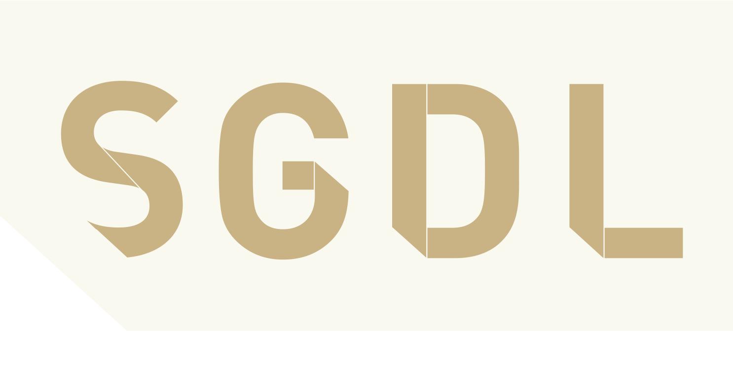 MONOGRAMME LOGO SGDL COULEUR BRONZE